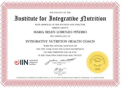 Certificación Dra. Belén Lorenzo Piñeiro